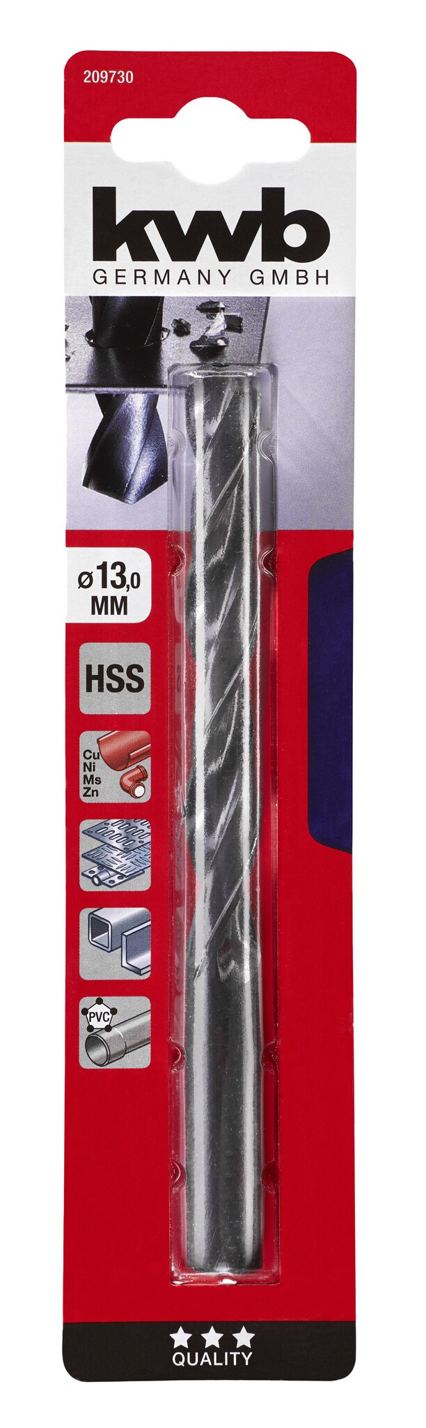 Burghiu metal KWB, HSS forjat, 13 mm