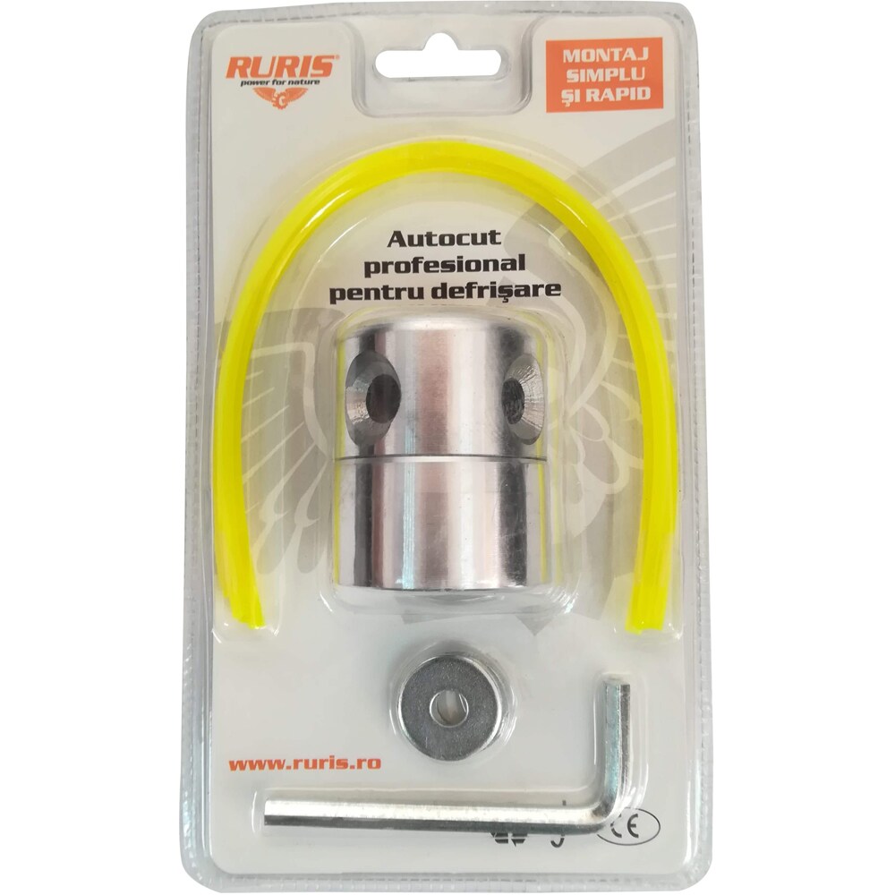 Cap de taiere cu fir nailon autocut Ruris, 3mm (patrat)