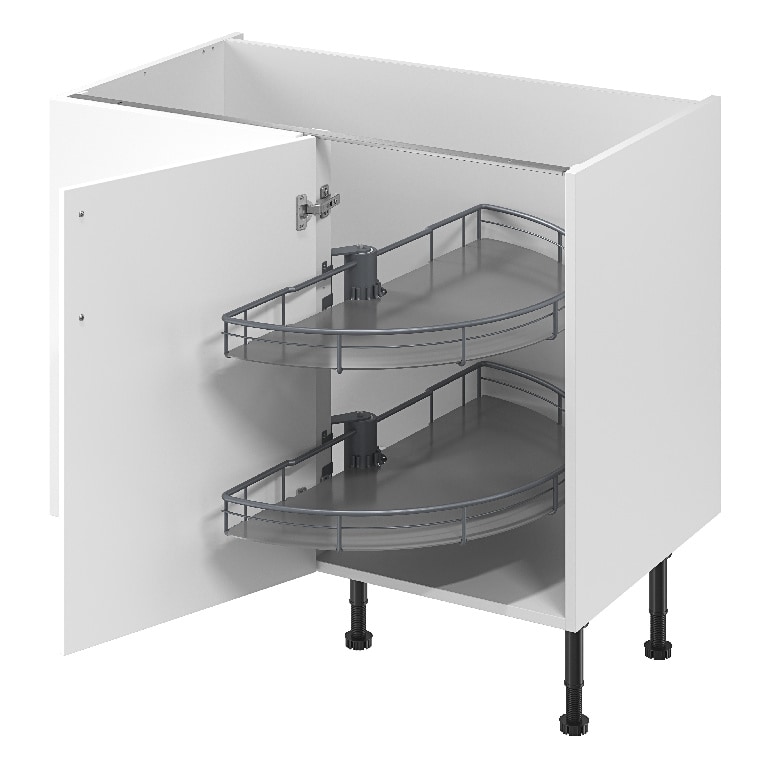Sistem depozitare colt GOODHOME Jolly Pebre, 100 cm, antracit