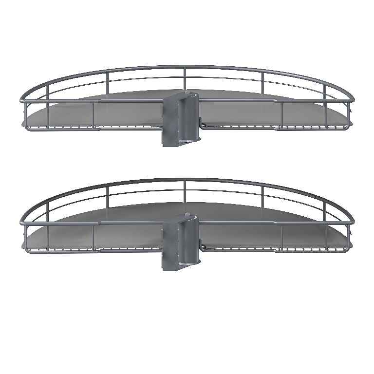 Sistem depozitare colt GOODHOME Jolly Pebre, 100 cm, antracit