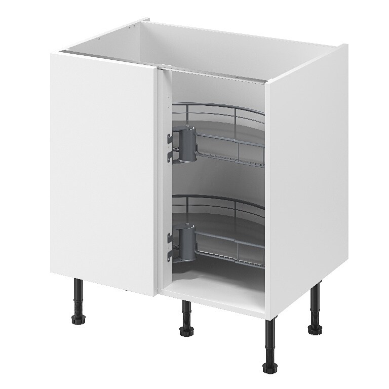 Sistem depozitare colt GOODHOME Jolly Pebre, 80 cm, antracit