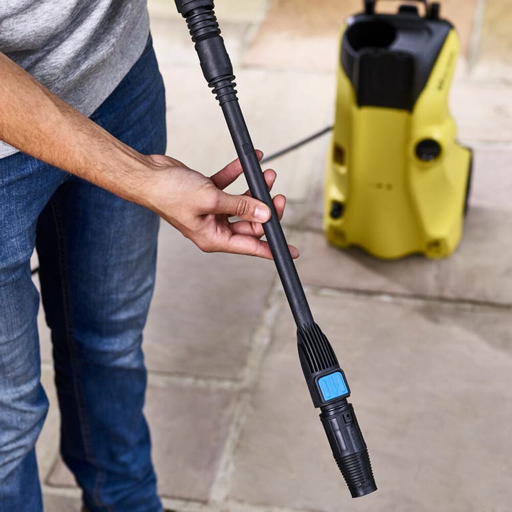 Kit adaptor Karcher Mac Allister, 120 mm, plastic, negru