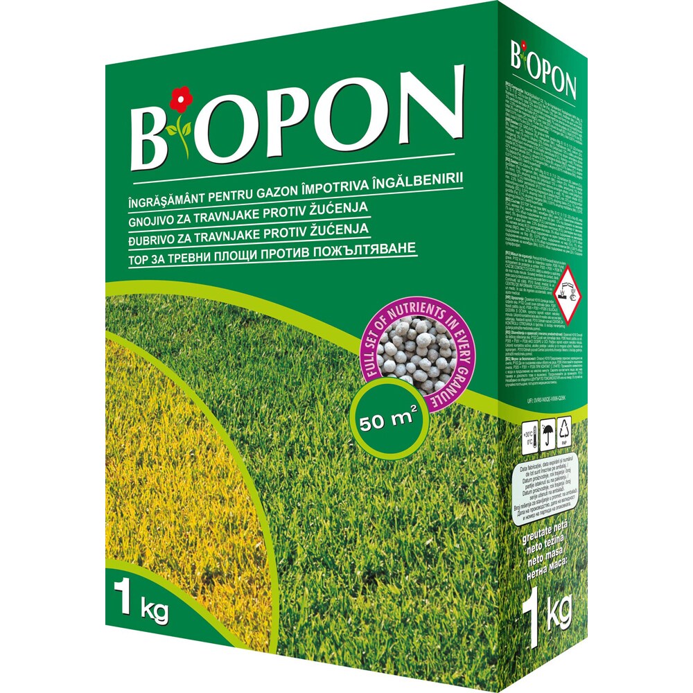 Ingrasamant pentru gazon Biopon, 1 kg