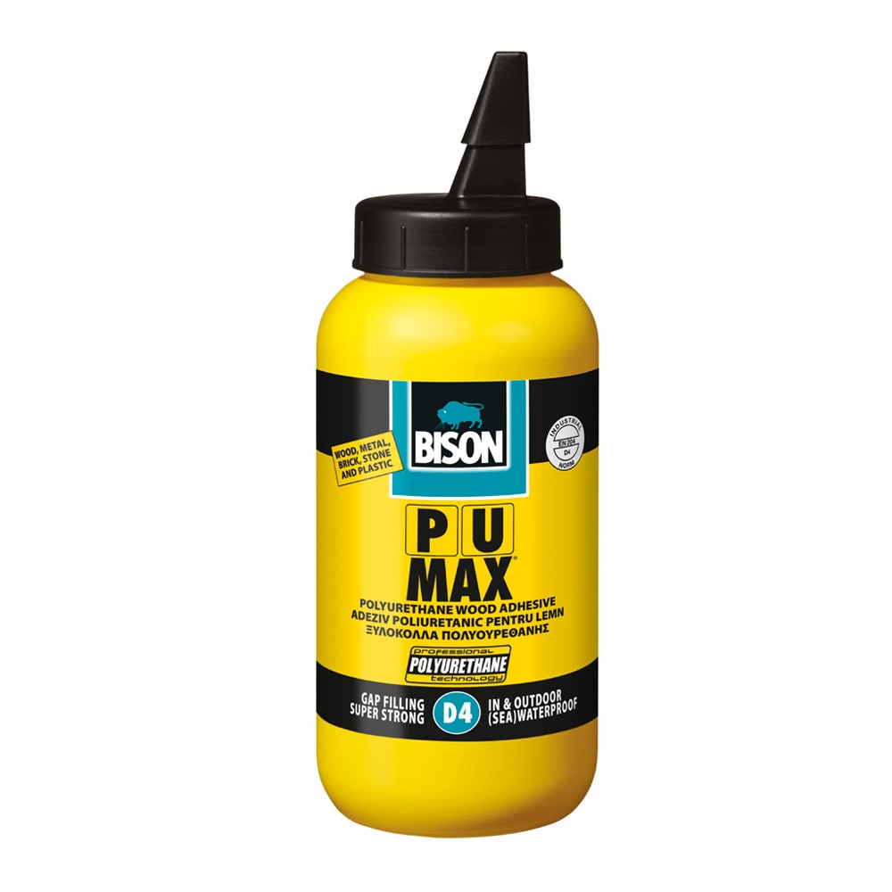Adeziv poliuretanic BISON PU Max, transparent, 750 g
