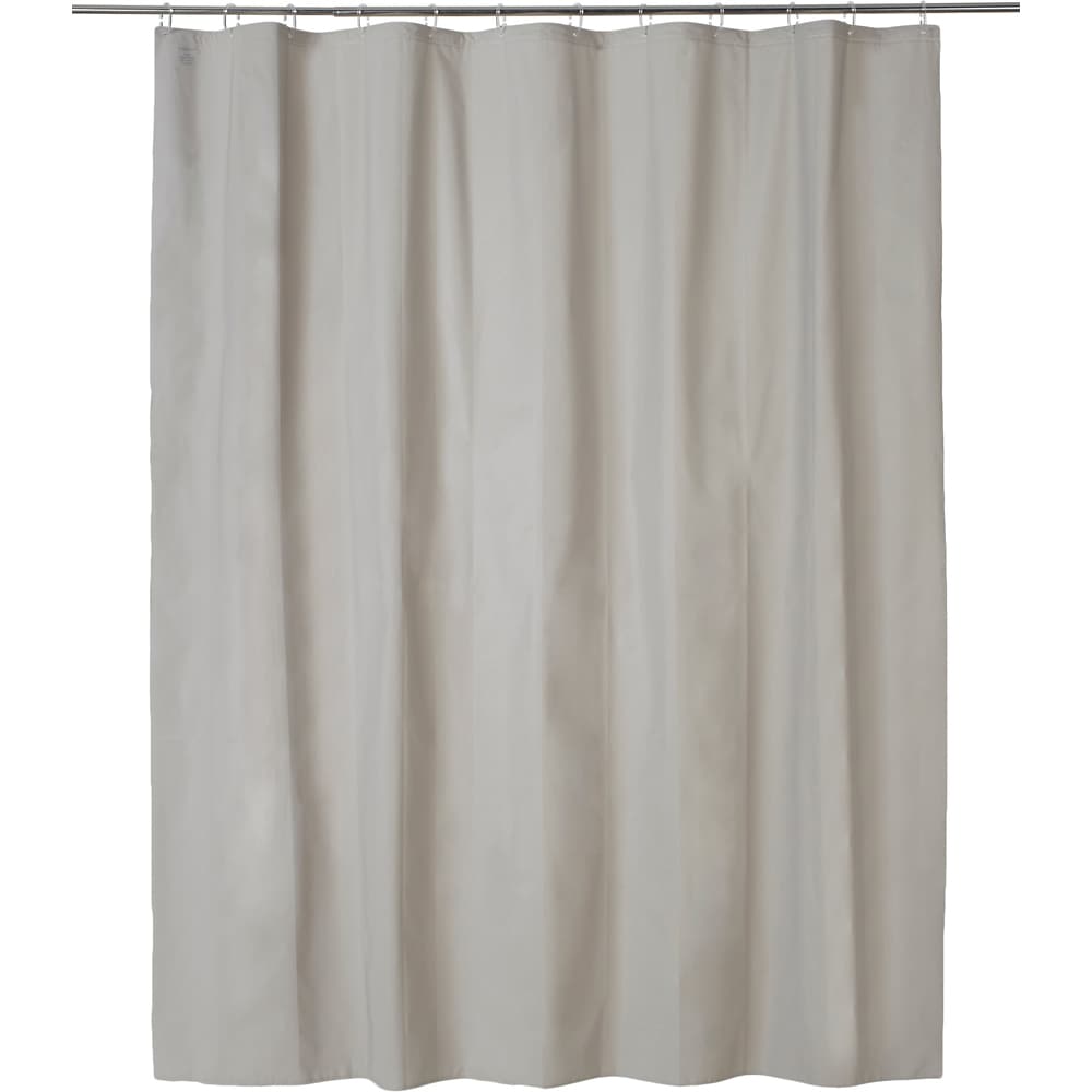 Perdea dus Drina GoodHome, poliester, 180x200 cm, maro deschis