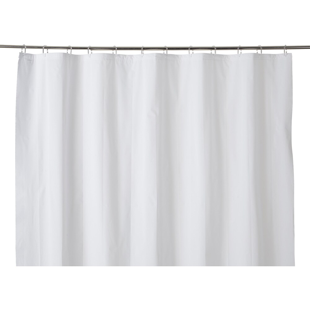 Perdea dus Drina GoodHome, poliester, 180x200 cm, alb