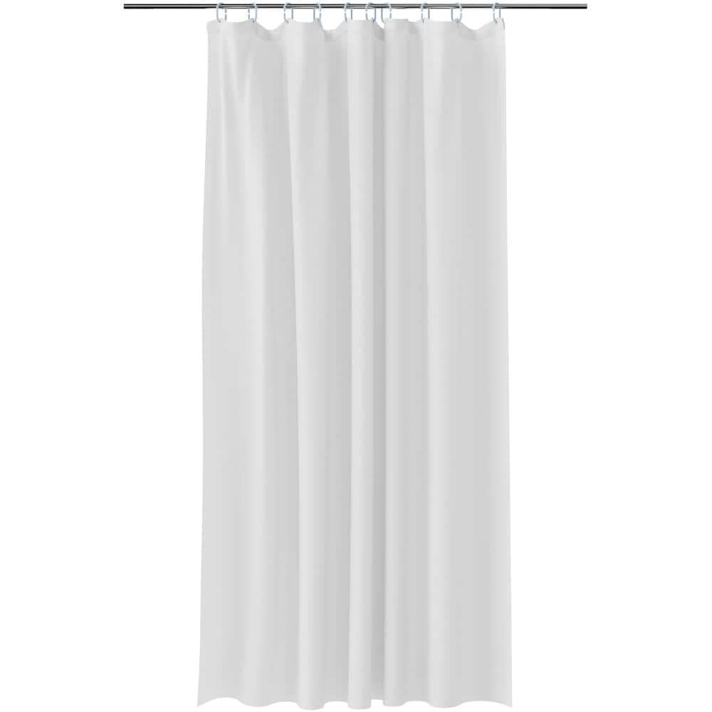 Perdea dus Glomma GoodHome, poliester, 180x200 cm, alb