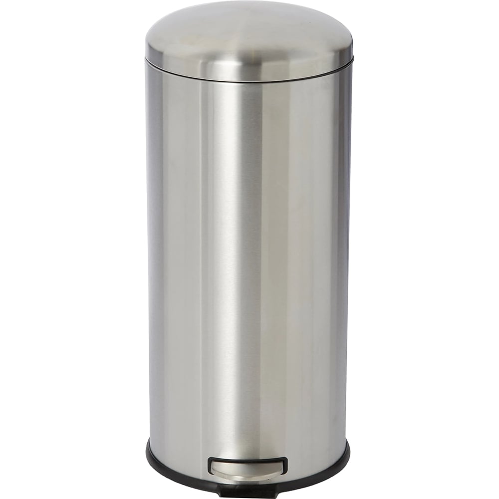 Cos de gunoi Gerra COOKE & LEWIS, 30l, cu pedala, otel inoxidabil, argintiu