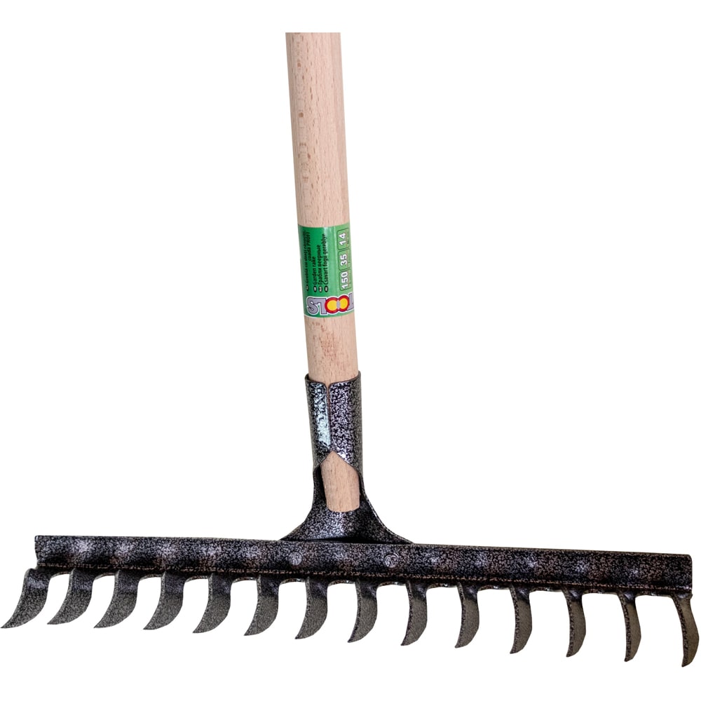 Grebla gradina Lumy Tools, metal, coada din lemn, 35 cm