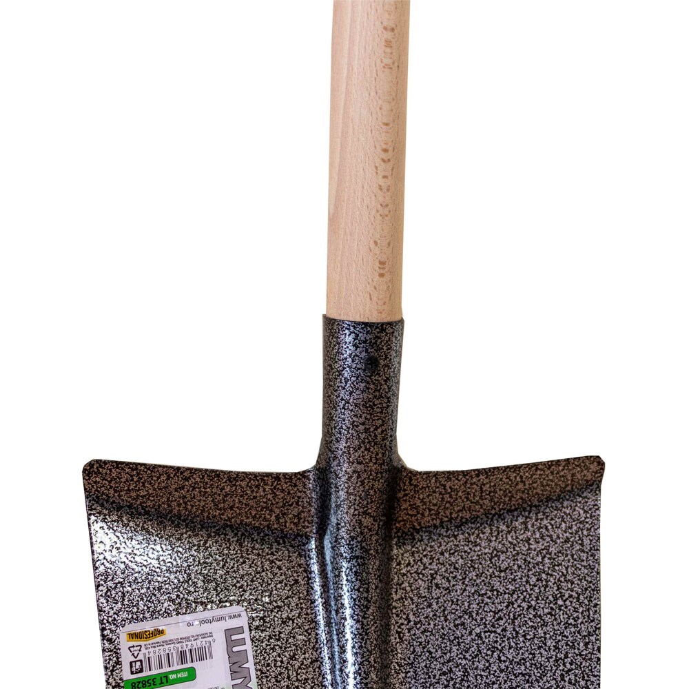 Lopata gradina LumyTools Profi, metal, coada lemn, 156 cm