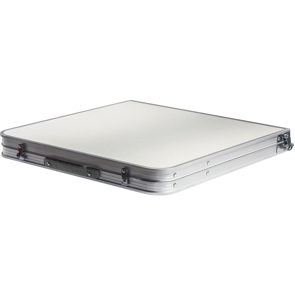 Masa terasa si camping Ucamp, aluminiu, 120 x 60 x 70 cm, gri