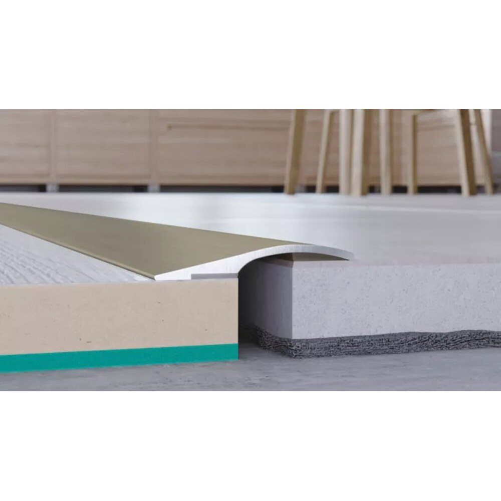 Profil de trecere parchet GoodHome, 93x2.6 cm, gri inchis