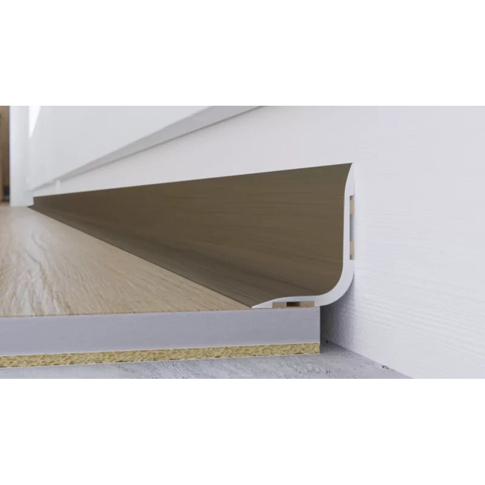 Profil de finisare GoodHome, 93x1.5 cm, gri inchis