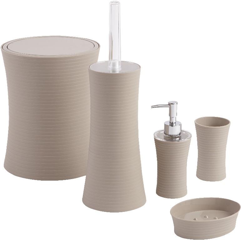 Perie wc cu suport, taupe  GoodHome Drina