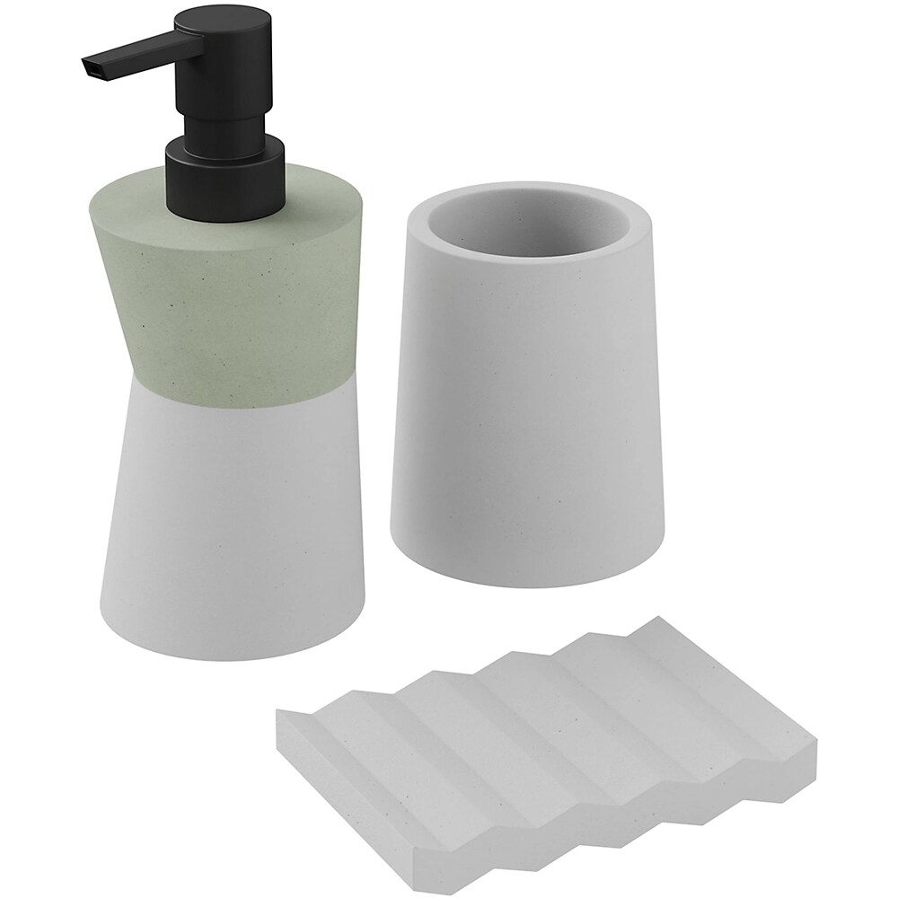 Pahar baie GOODHOME Elland, rasina poliuretanica, efect de beton