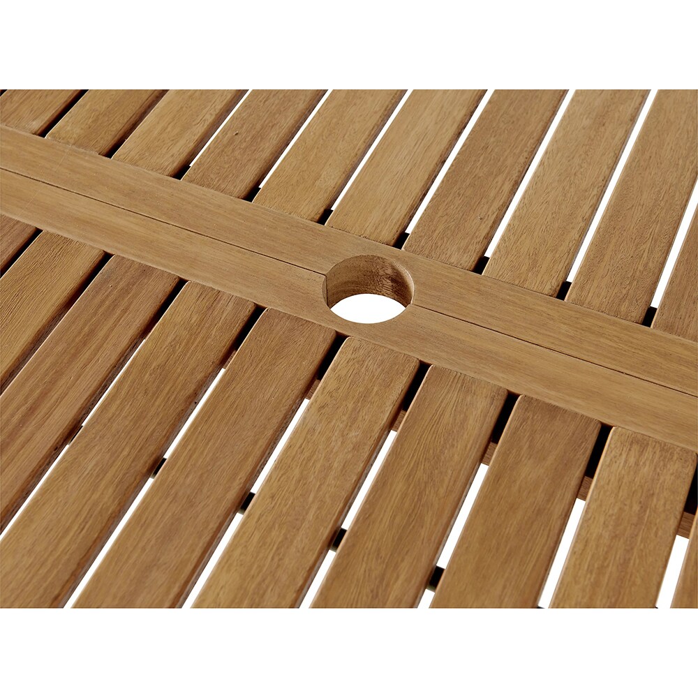 Masa terasa GOODHOME Skoa, lemn, 180 x 90 x 75 cm, verde