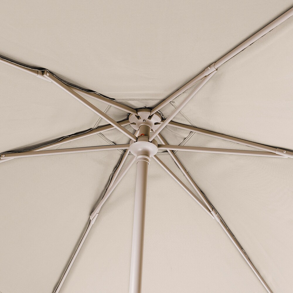 Umbrela terasa GOODHOME Carambole, aluminiu, 200 x 215 cm, bej