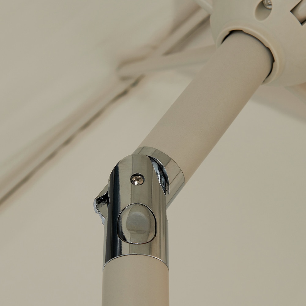 Umbrela terasa GOODHOME Carambole, aluminiu, 300 x 197 cm, bej