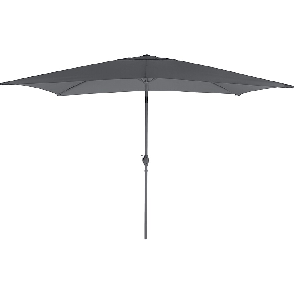 Umbrela terasa GOODHOME Carambole, aluminiu, 300 x 200 cm, gri