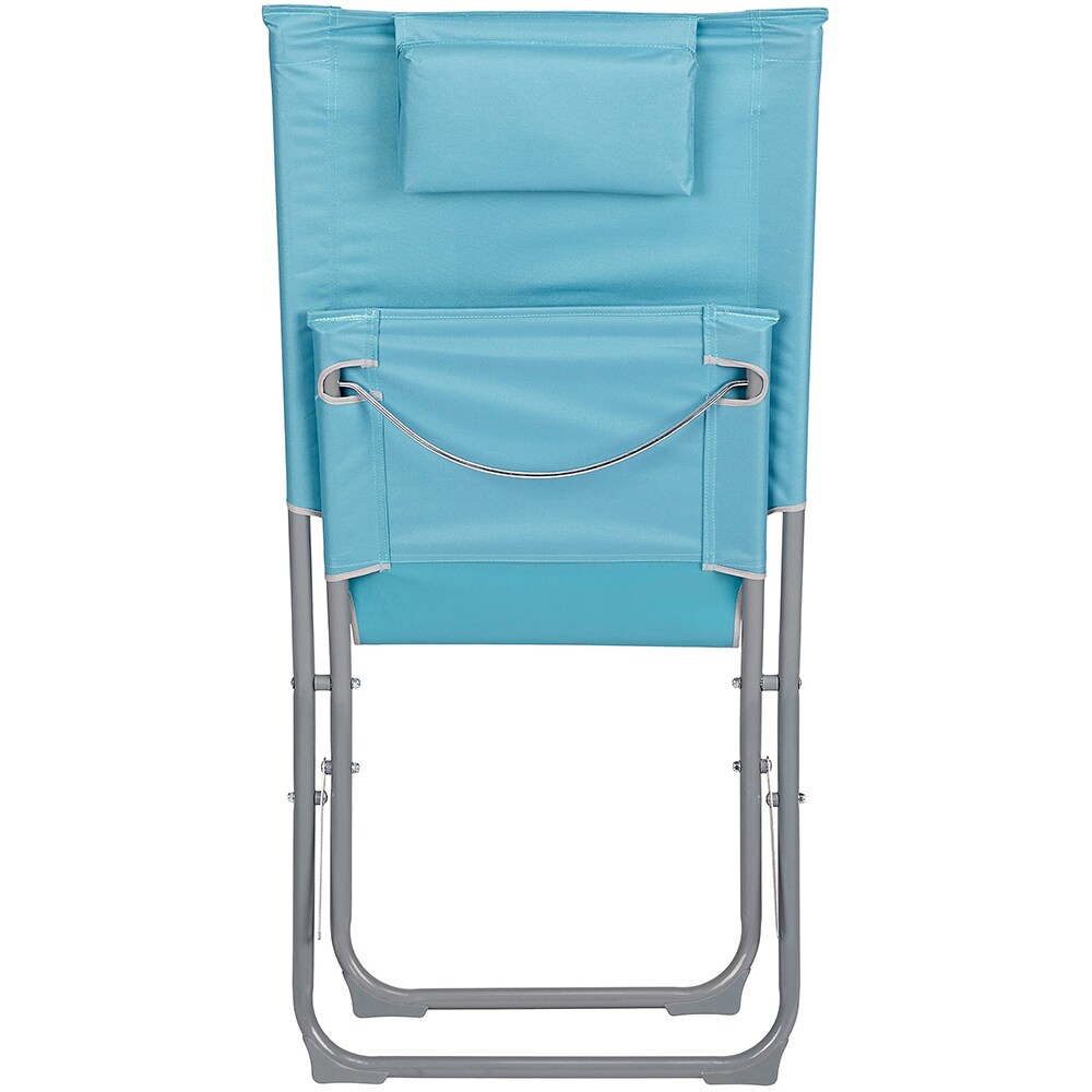 Scaun terasa Curacao, otel, 73 x 47 x 79 cm, albastru