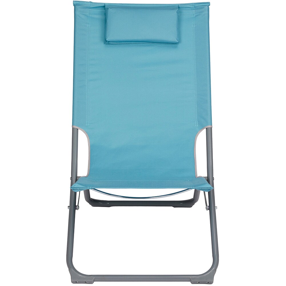 Scaun terasa Curacao, otel, 73 x 47 x 79 cm, albastru