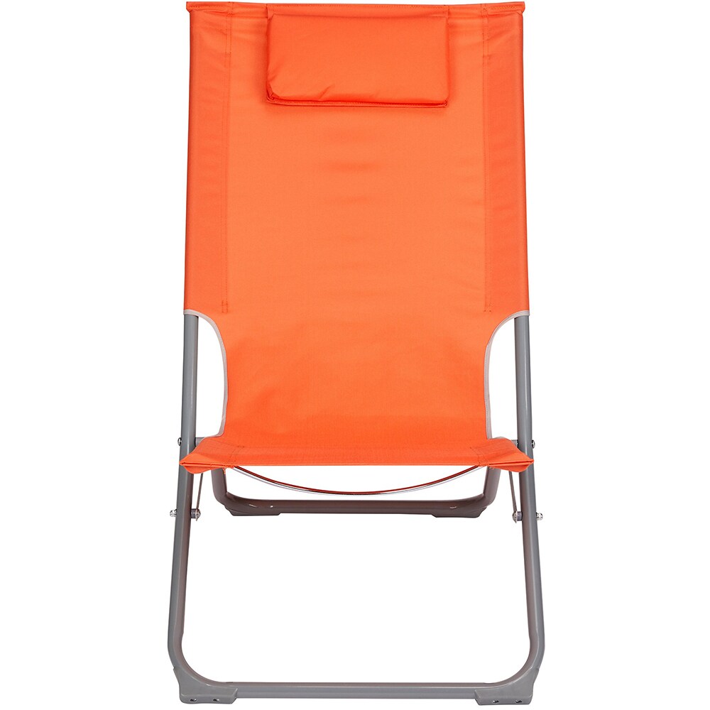 Scaun terasa Curacao, otel, 73 x 47 x 79 cm, portocaliu