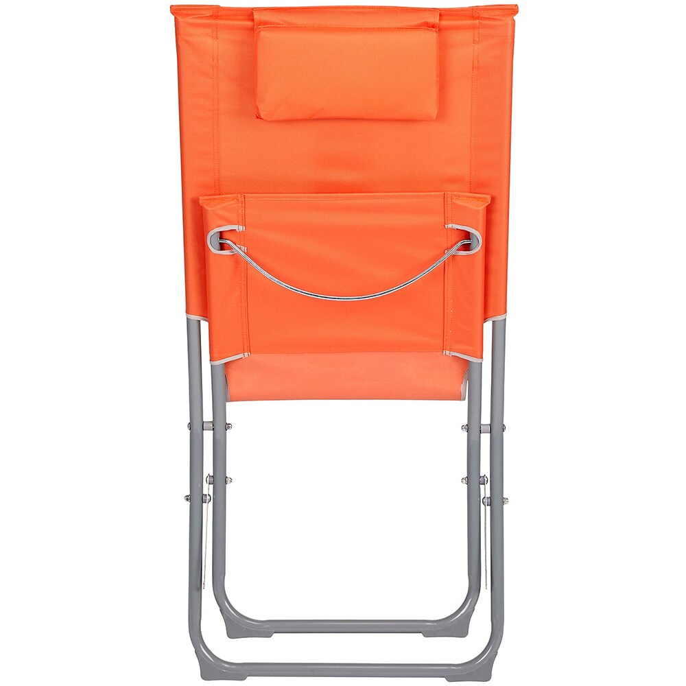 Scaun terasa Curacao, otel, 73 x 47 x 79 cm, portocaliu