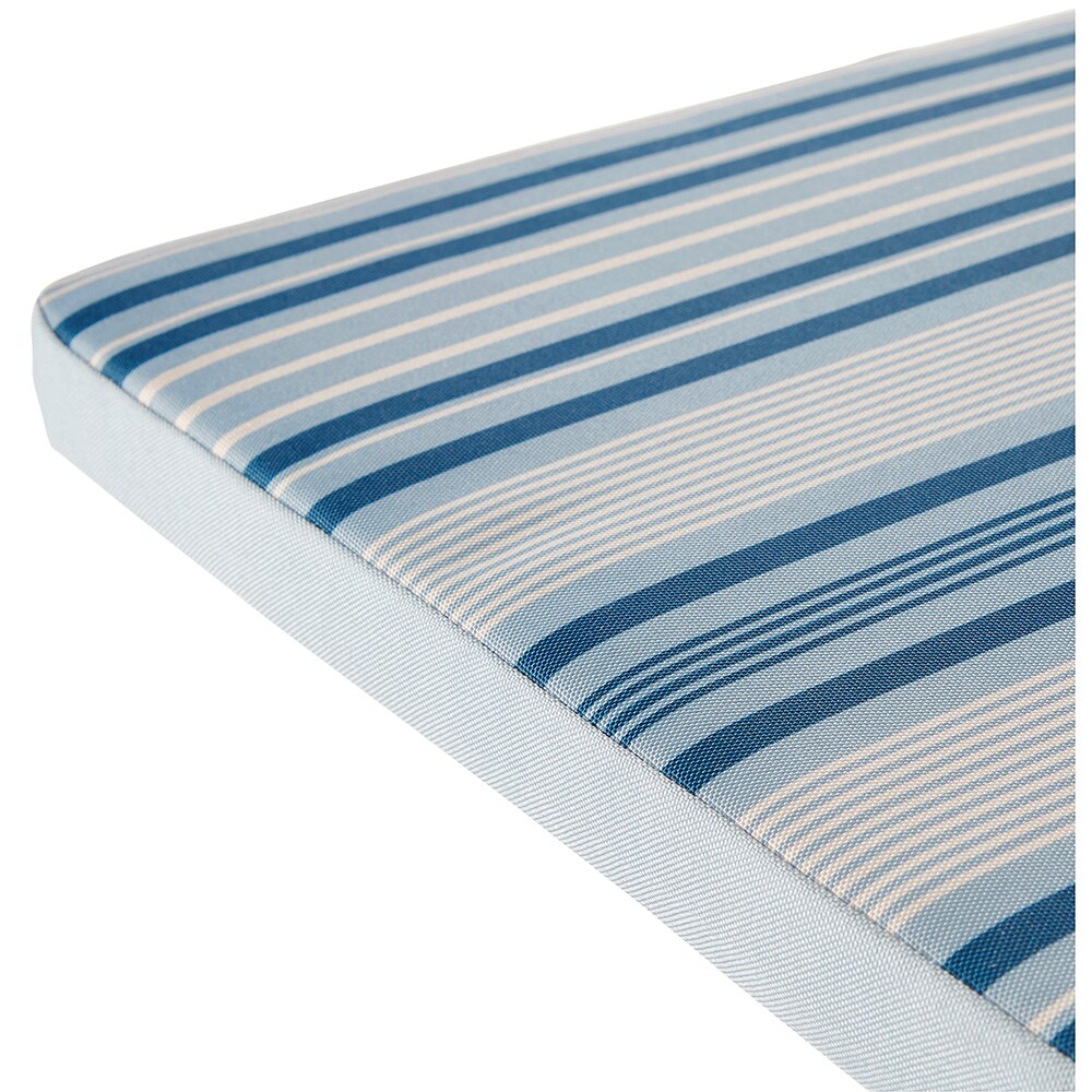 Perna scaun GOODHOME Isla, 40 x 94 cm, alb-albastru