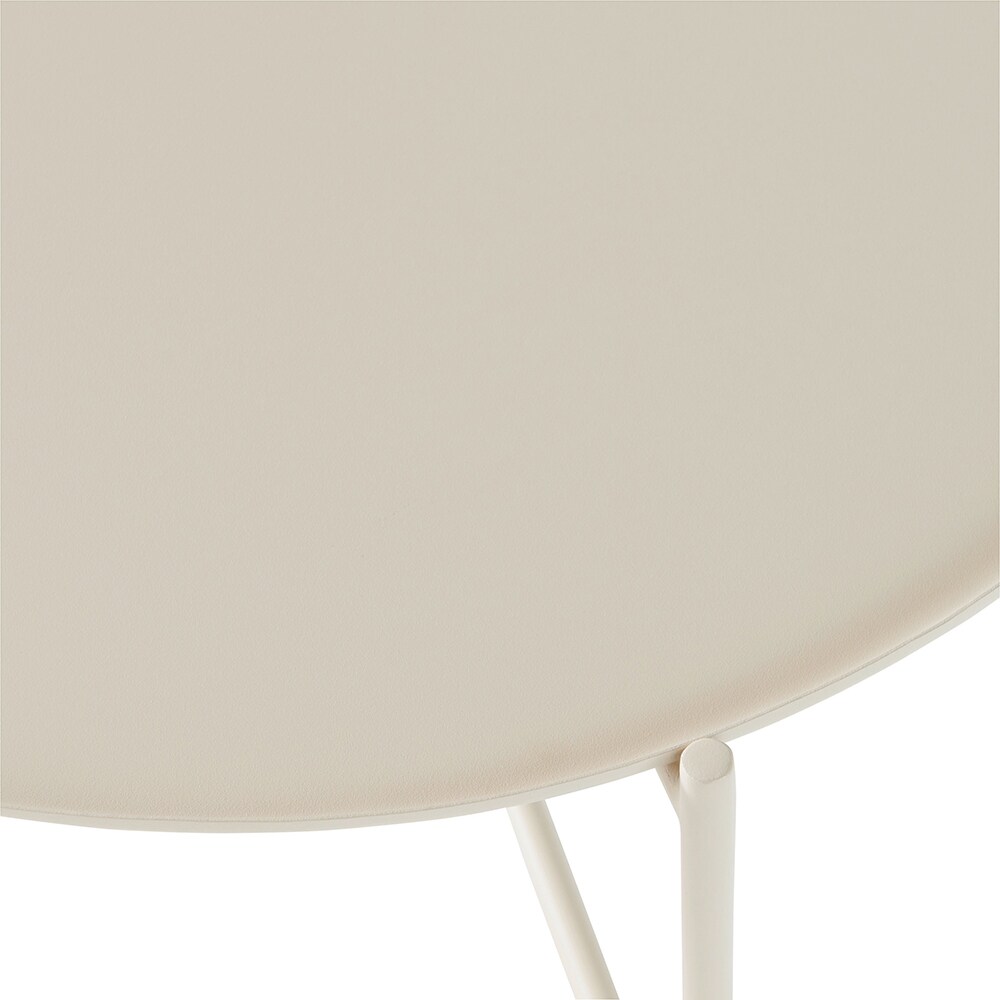 Masa terasa GOODHOME Nova, otel, 60 x 36 x 36 cm, bej