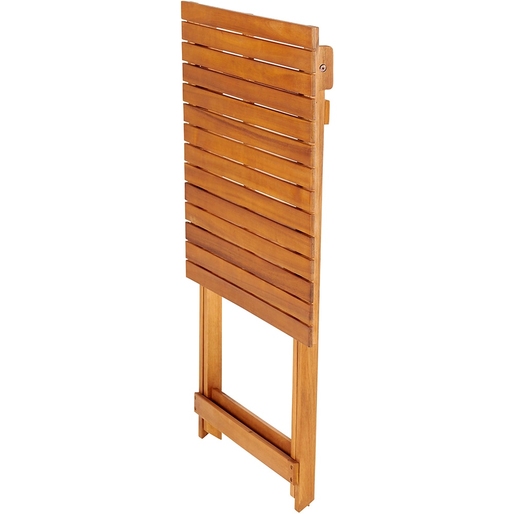 Masa terasa GOODHOME Virginia, lemn, 60 x 60 x 74 cm, bej