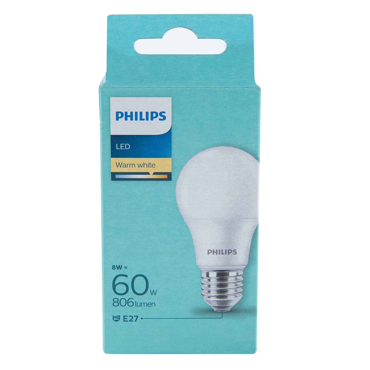 Bec LED, E27, 60W, 2700K, model A60  Philips