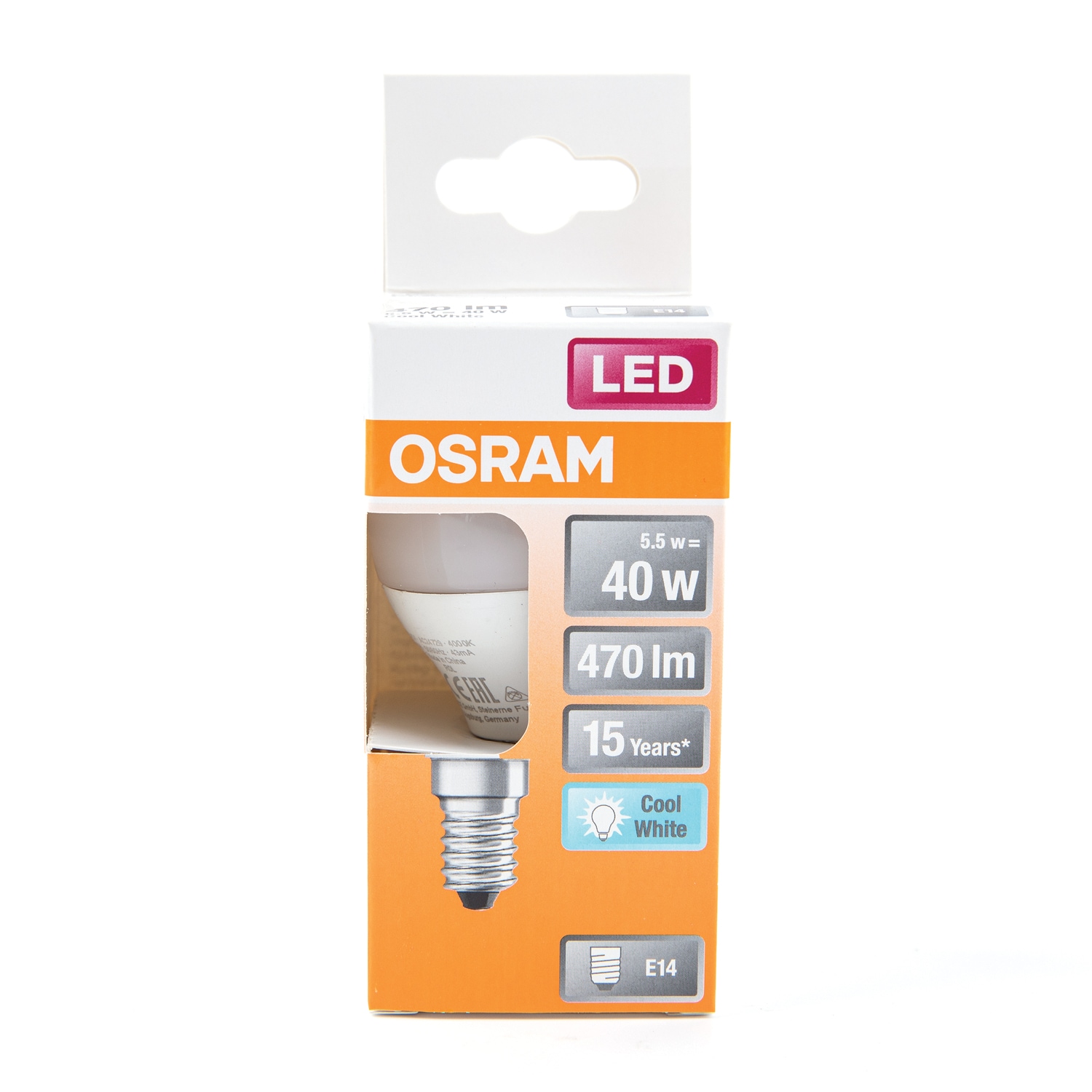 Bec Led Osram E14 5W 470Lm Cald