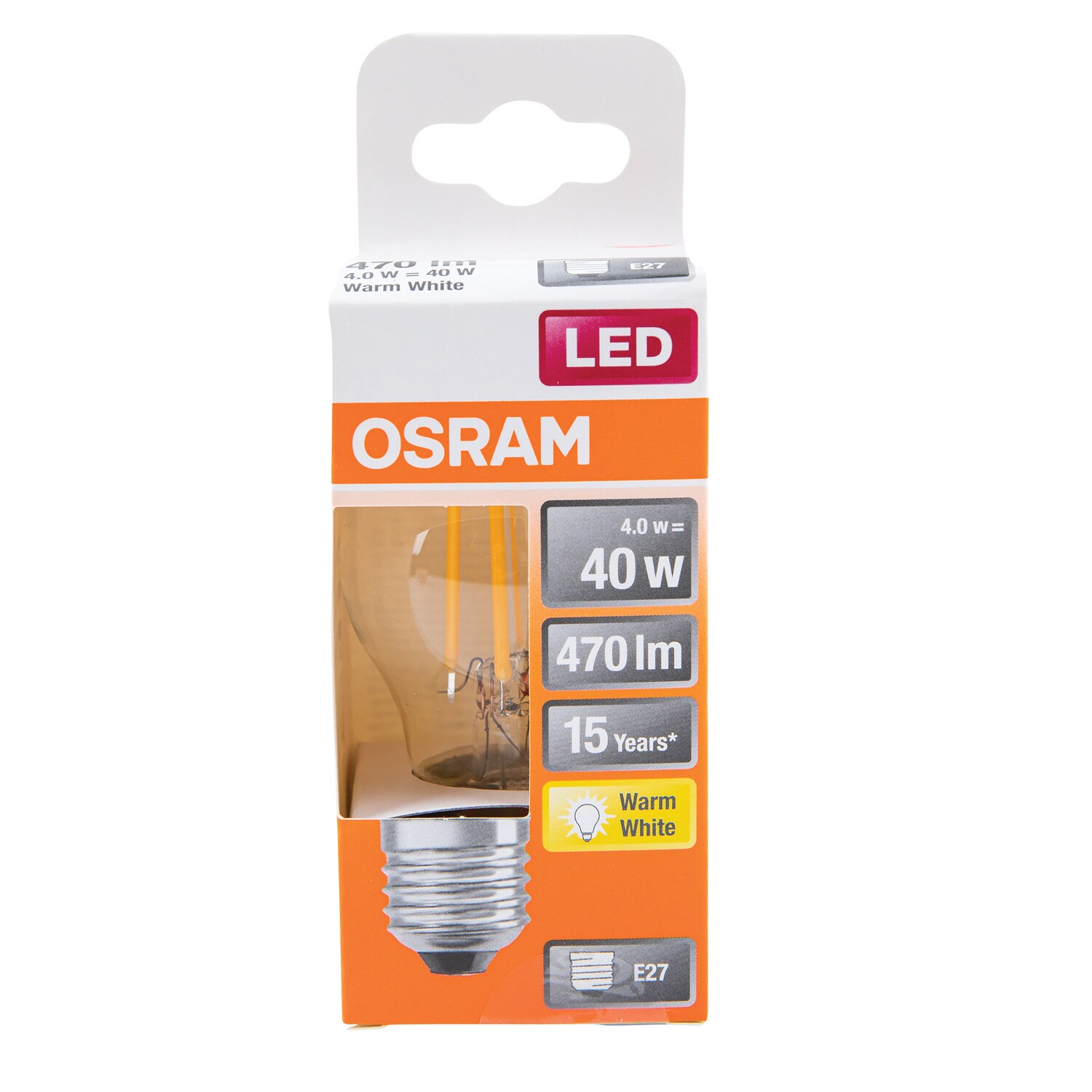 Bec Led Osram E27 4W 470Lm Cald