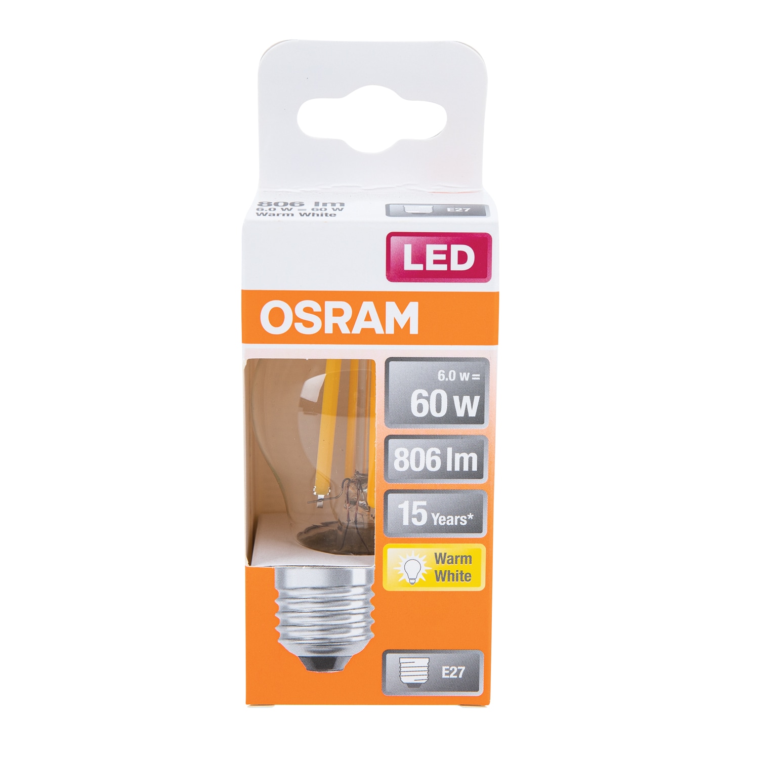 Bec Led Osram E27 7W 806Lm Cald