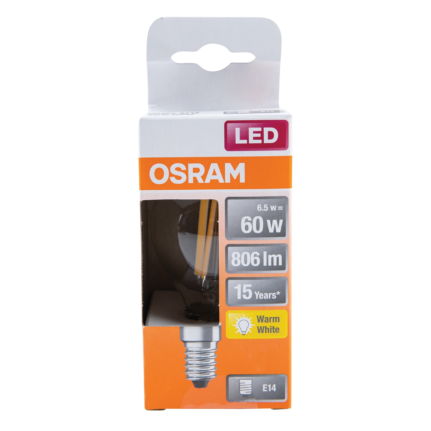 Bec Led Osram Star E14 65W Cald