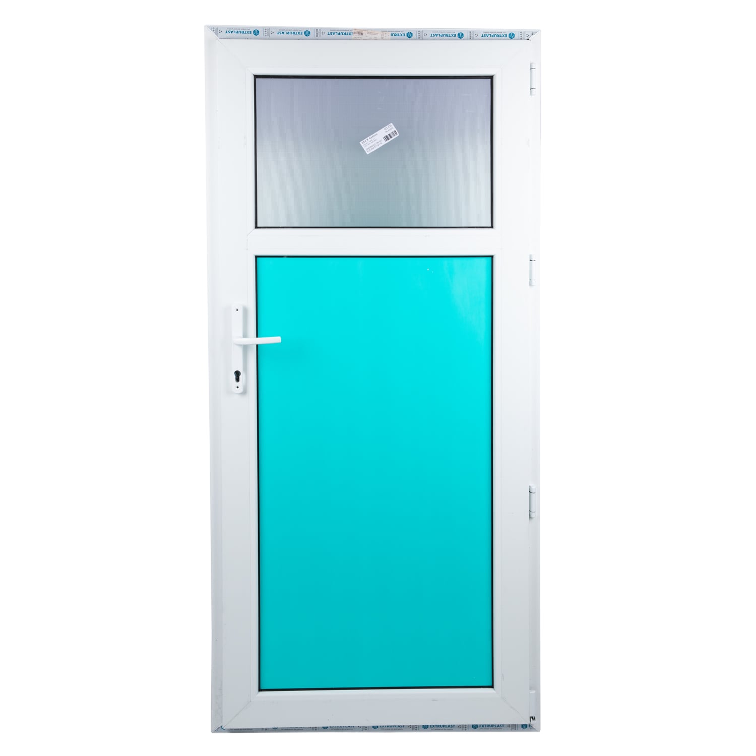 Usa exterior FENSTERWELT, cu geam, 4 camere, 1/3, dreapta, PVC, 88 x 195 cm, alb