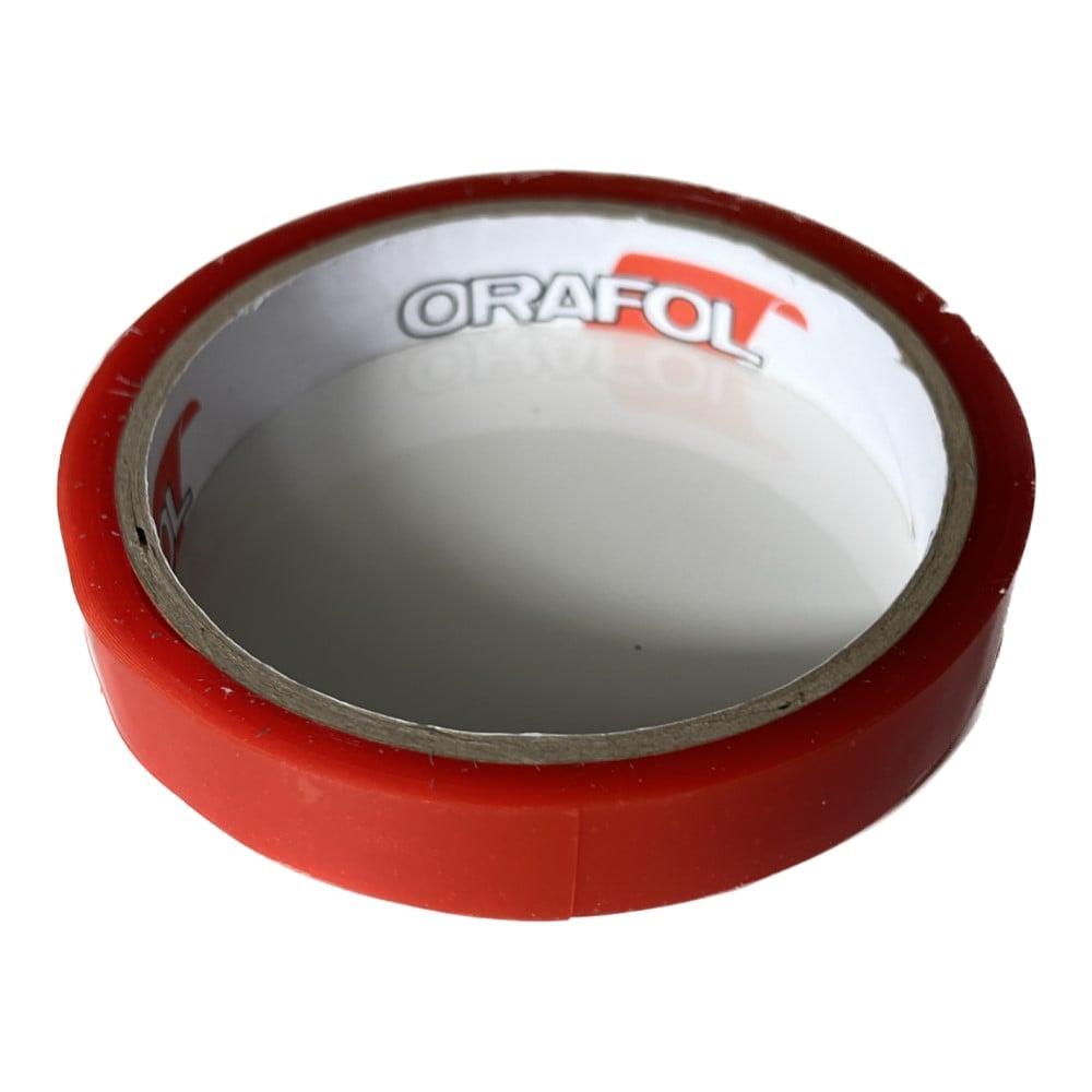 Banda dubla adeziva Orabond, 15 mm x 5 m, rosu