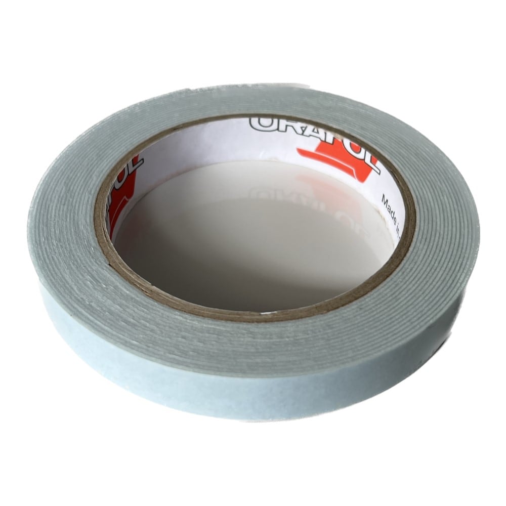 Banda dubla adeziva Oramount, 15 mm x 5 m, alb