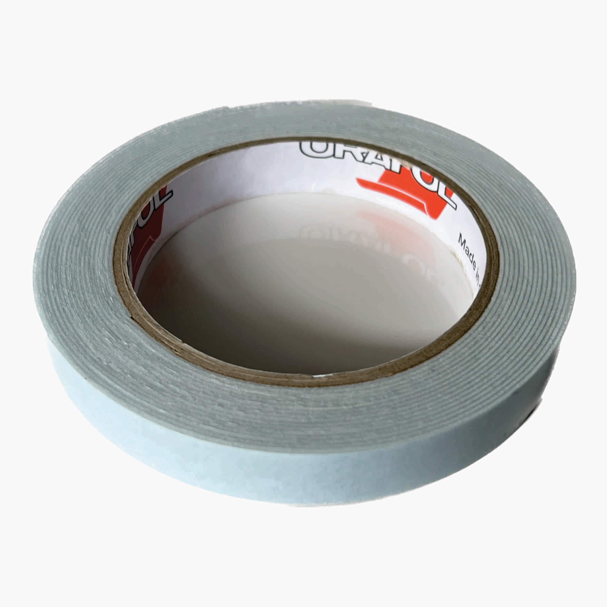 Banda dubla adeziva Oramount, 15 mm x 5 m, alb