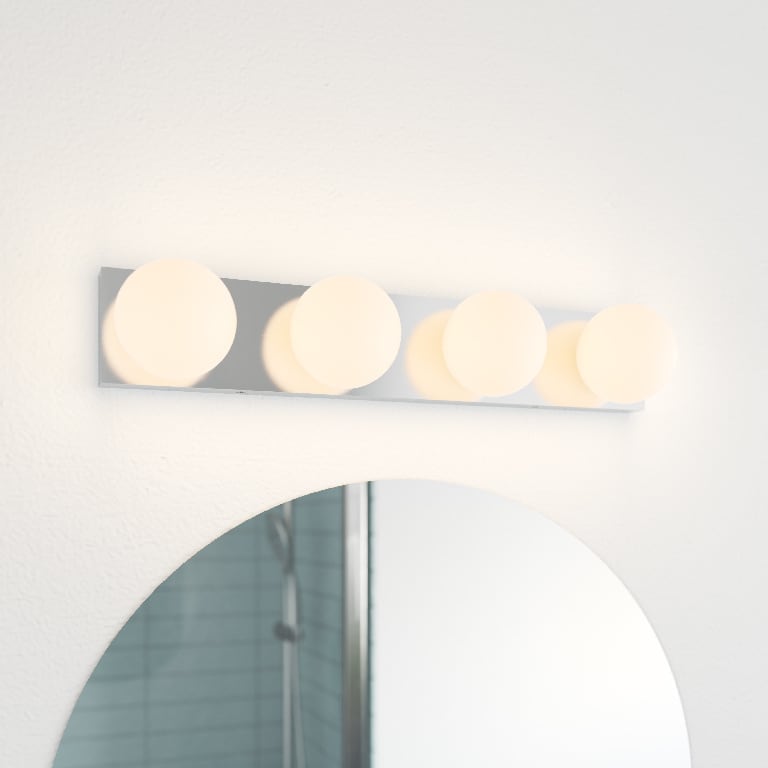 Spot GOODHOME Dorres, 4 x 4.2W, lumina calda, argintiu