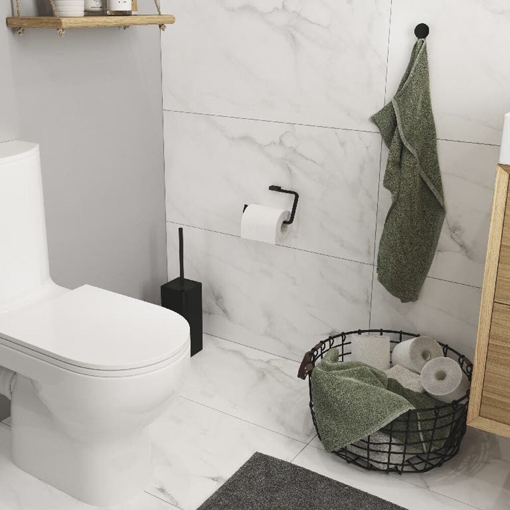 Suport hartie igienica GOODHOME Elland 101124612, negru