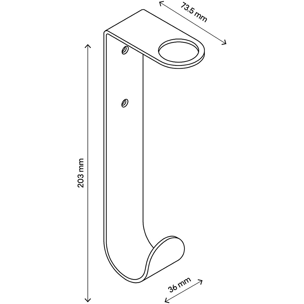 Suport dozator sapun GOODHOME Elland 101124620, negru