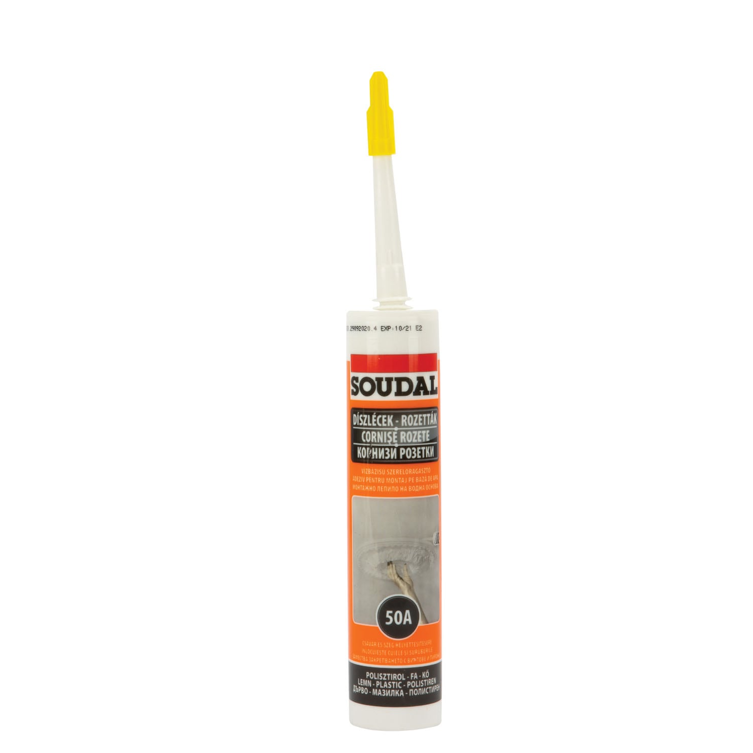 Adeziv pentru montare 50A SOUDAL, alb, 280 ml