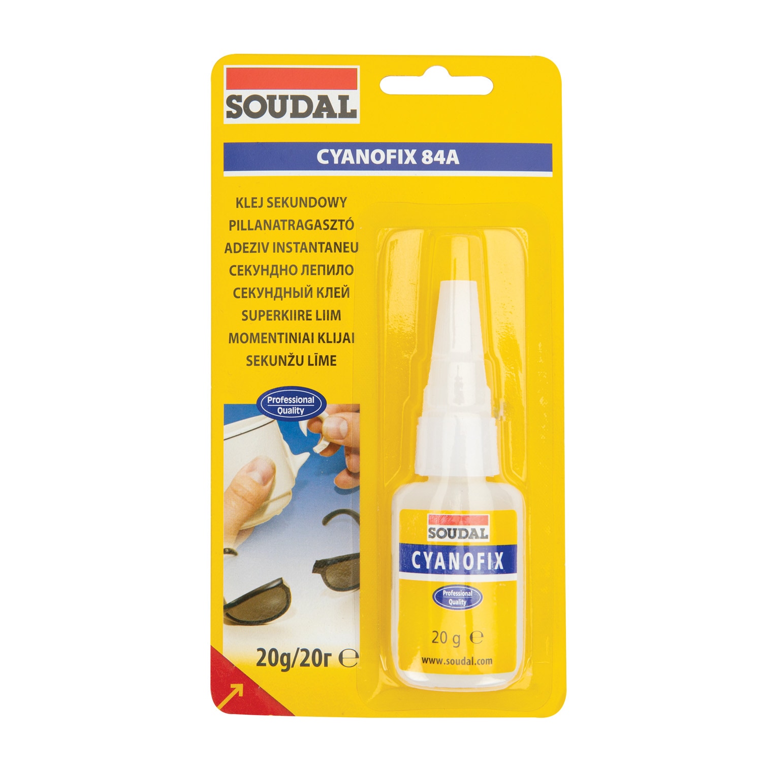 Adeziv universal SOUDAL Cyano Fix, 20g