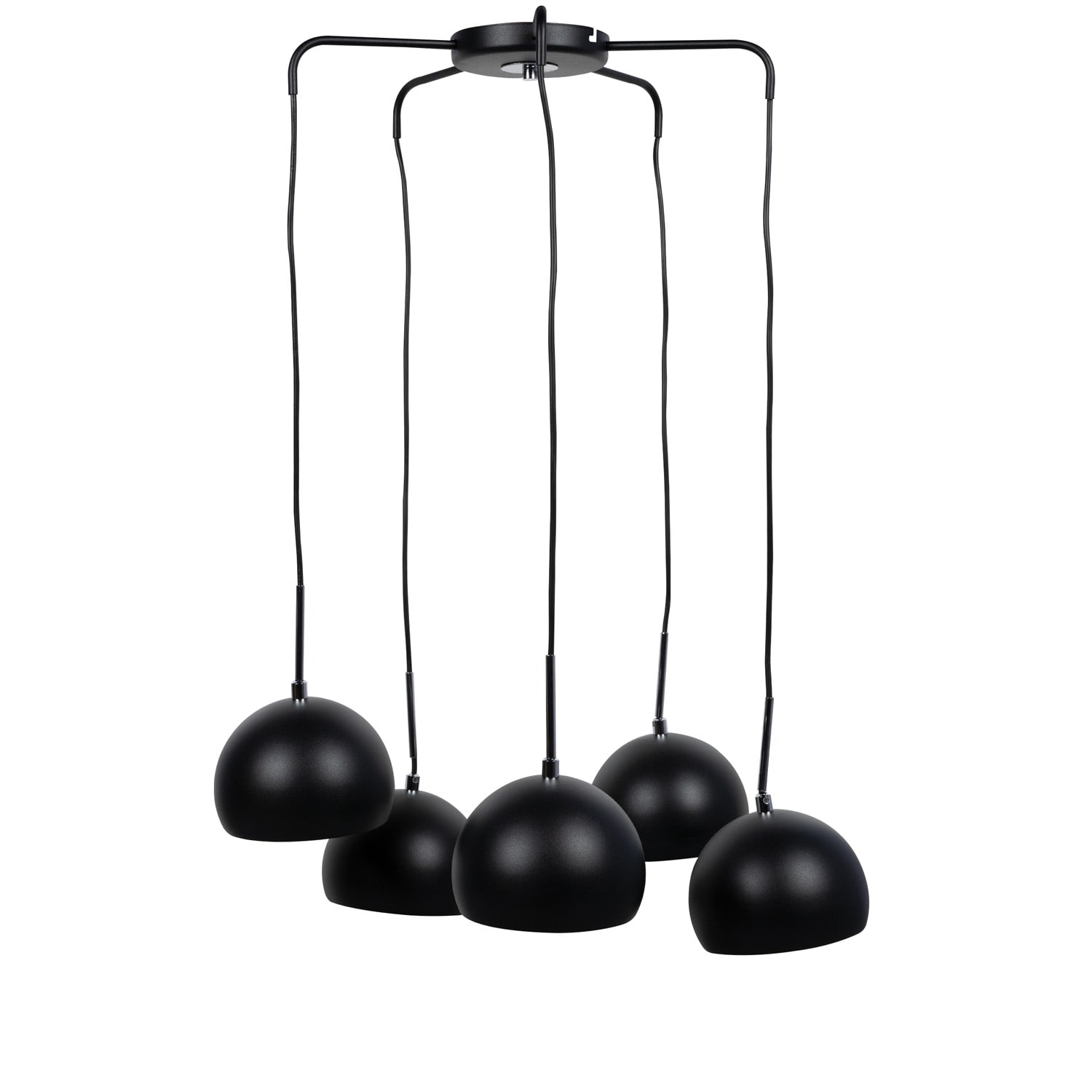 Lustra tip pendul, Negru, 500 W, 5 x E27  Luminex Luminex
