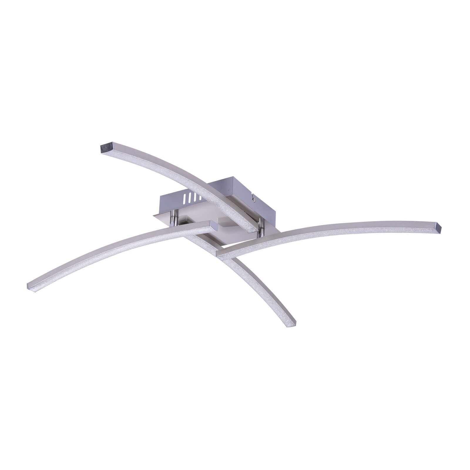 Plafoniera LED, 1 x 24 W, nichel mat, plastic  Globo Tansy