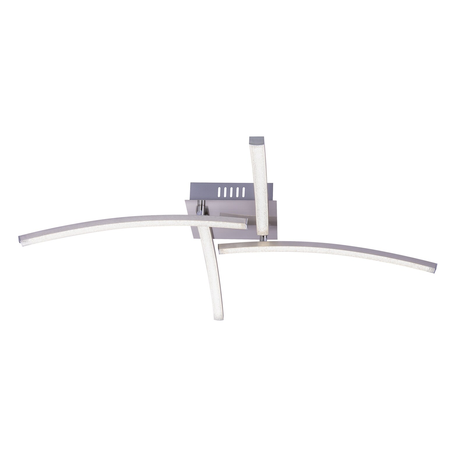 Plafoniera LED, 1 x 24 W, nichel mat, plastic  Globo Tansy