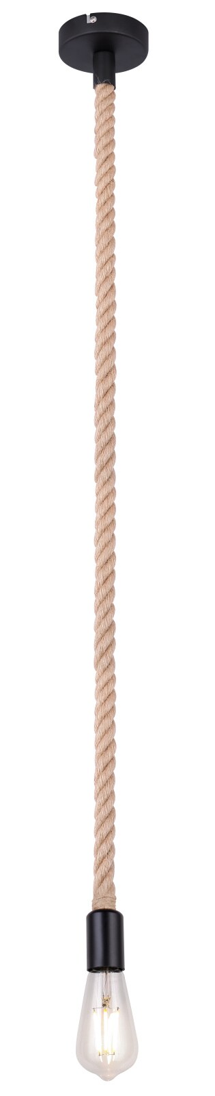 Lustra tip pendul, Negru, 60 W, 1 x E27  Globo Brown