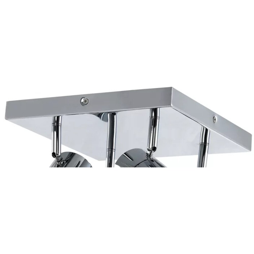 Aplica Tellot GoodHome, 4  GU10, IP44, metal, argintiu