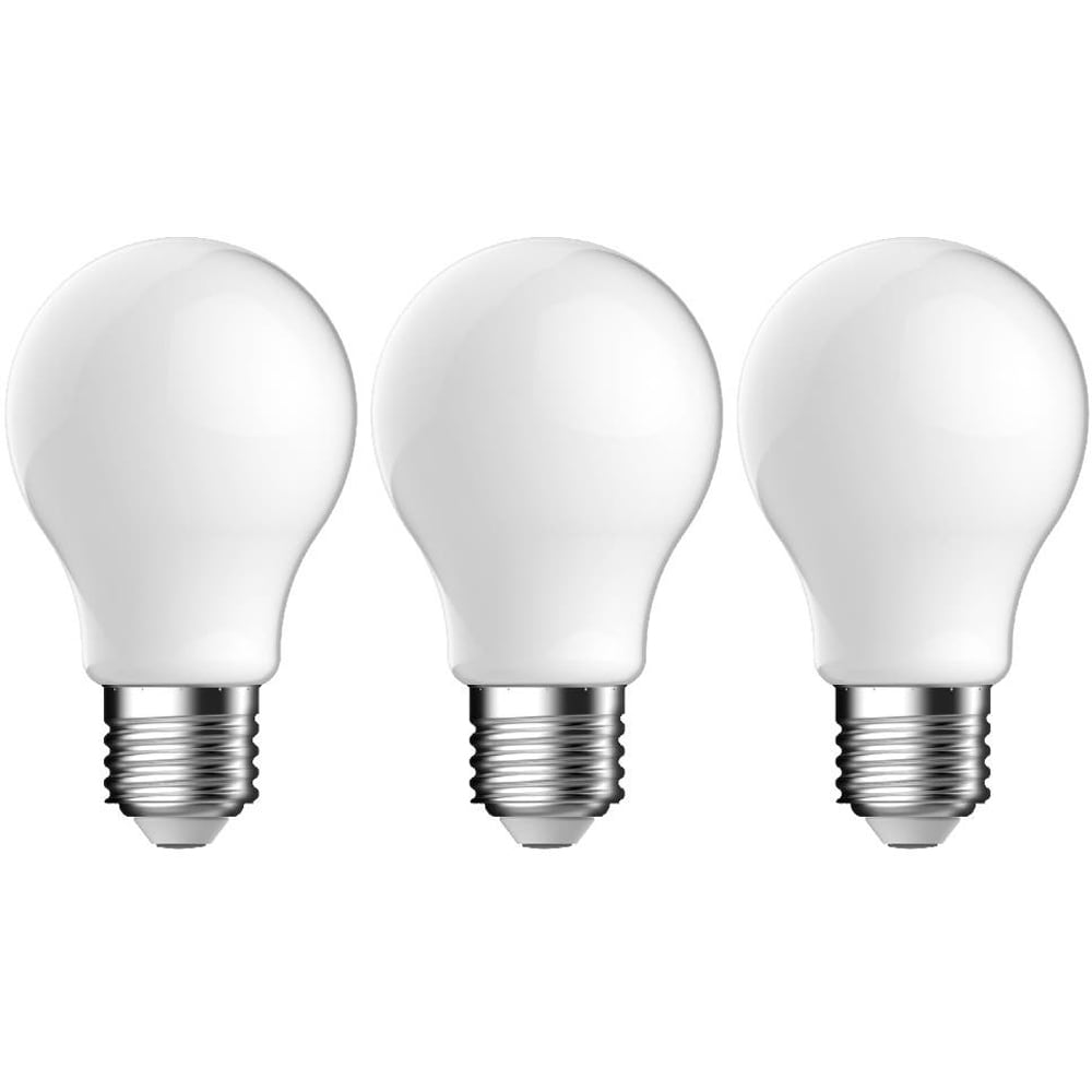 Set 3 becuri LED DIALL, E27, 5.9W, 806lm, 2700K